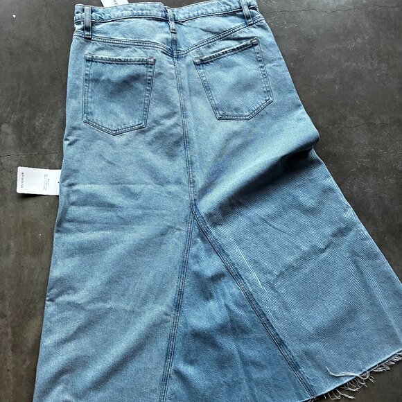 FRAME Dorothy denim maxi skirt - Picture 3 of 3